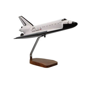 High Flying Models Aircraft Models Space Shuttle Endeavour Orbiter OV-105 Large Mahogany Model