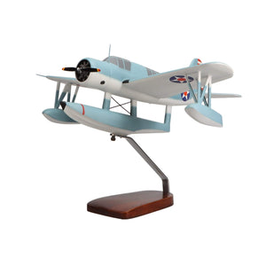 High Flying Models Aircraft Models Vought Grumman OS2U Kingfisher™ Large Mahogany Model