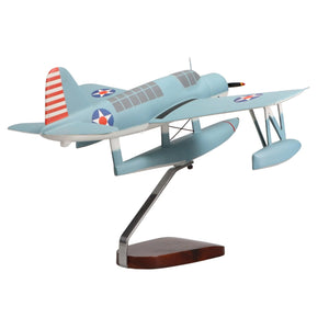 High Flying Models Aircraft Models Vought Grumman OS2U Kingfisher™ Large Mahogany Model