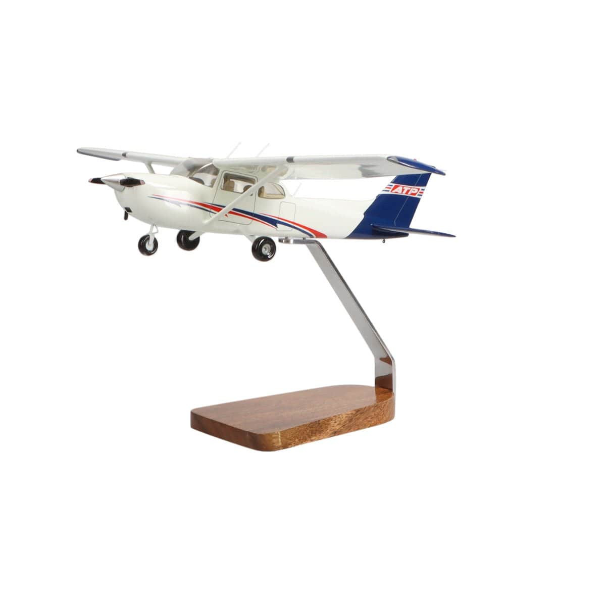 ATP Cessna® 172 Skyhawk Clear Canopy Large Mahogany Model