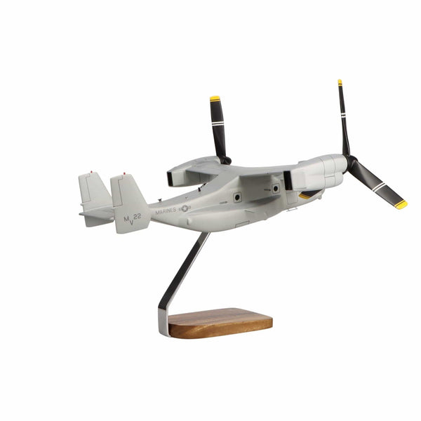Bell® V-22 Osprey Clear Canopy Large Mahogany Model
