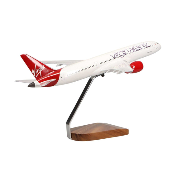Boeing 787-9 Virgin Atlantic Birthday Girl Large Mahogany Model