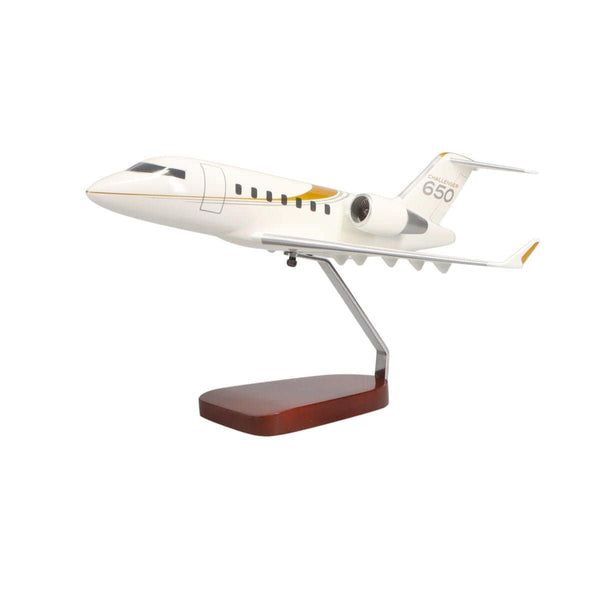 Bombardier Challenger 650 Large Mahogany Model