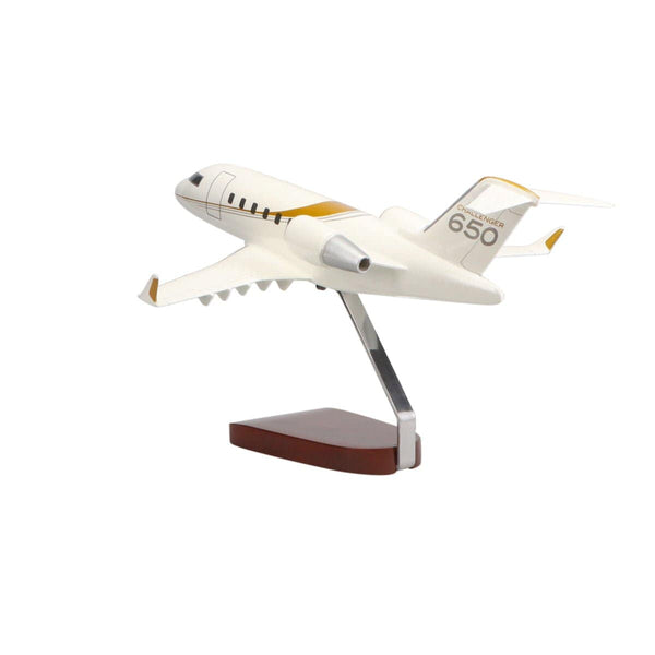 Bombardier Challenger 650 Large Mahogany Model