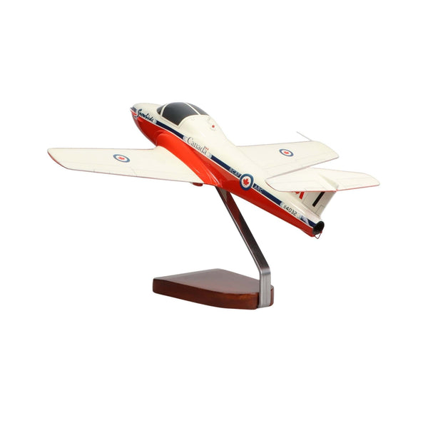 Canadair CT-114 Tutor Canadian Forces Snowbirds Large Mahogany Model