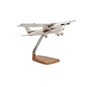 Cessna® 172 Skyhawk SP (Red) Clear Canopy Large Mahogany Model
