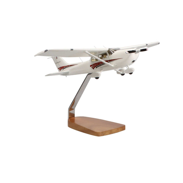 Cessna® 172 Skyhawk SP (Red) Clear Canopy Large Mahogany Model