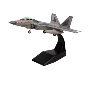 High Flying Models Die Cast Planes Lockheed Martin F-22 Raptor 1/100 Diecast Aircraft Model