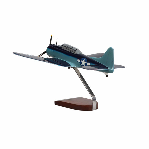 Douglas SBD-6 Dauntless Large Mahogany Model