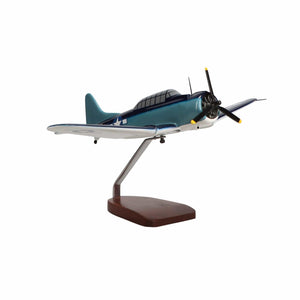 Douglas SBD-6 Dauntless Large Mahogany Model