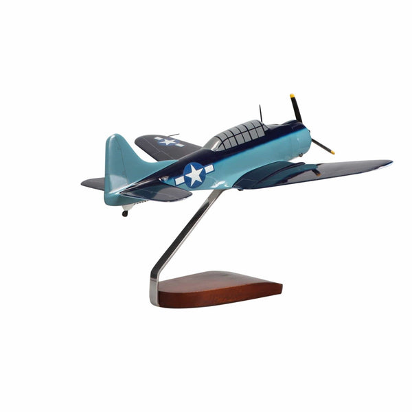 Douglas SBD-6 Dauntless Large Mahogany Model