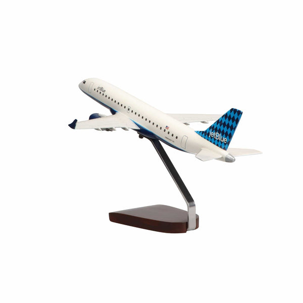 Embraer 190 Jetblue Large Mahogany Model