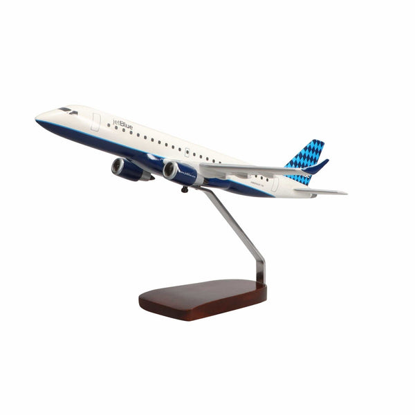 Embraer 190 Jetblue Large Mahogany Model