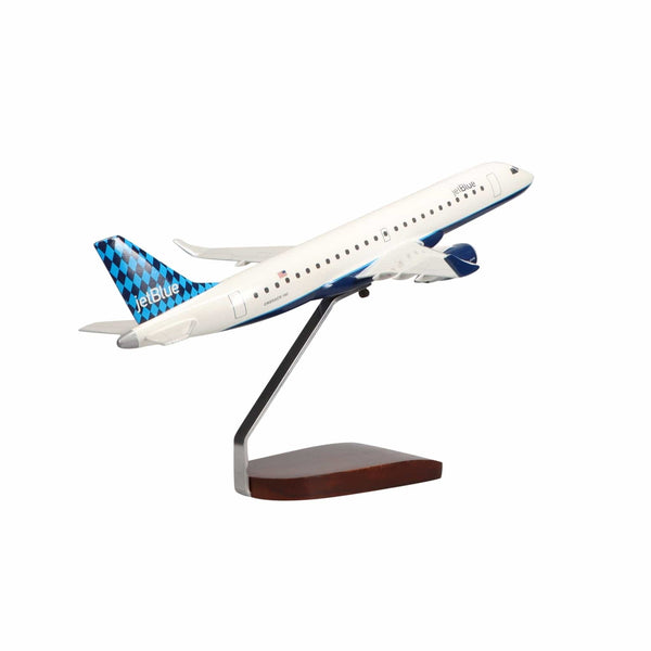 Embraer 190 Jetblue Large Mahogany Model
