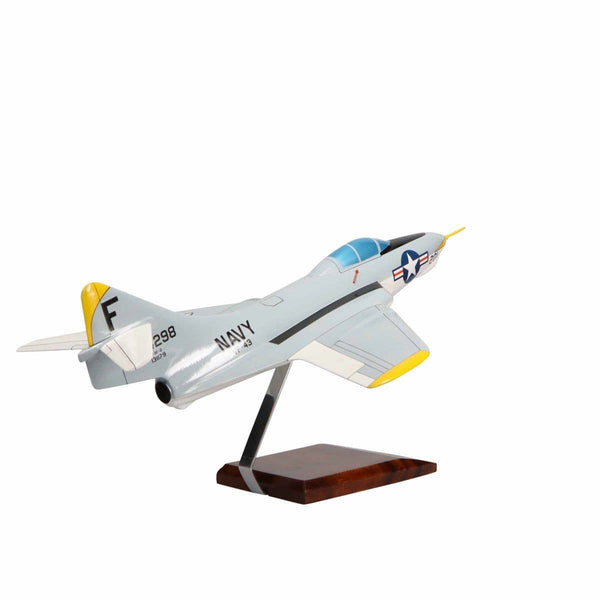 Grumman F9F-8 Cougar™ Large Mahogany Model