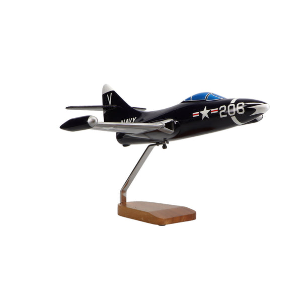 Grumman F9F-5 Panther™ Large Mahogany Model