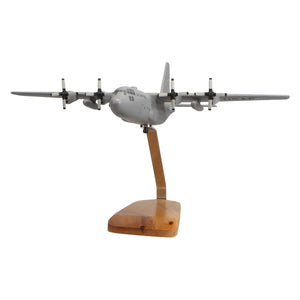 Lockheed C-130H Hercules (Grey) Large Mahogany Model