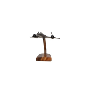 Lockheed SR-71 Blackbird Large Mahogany Model