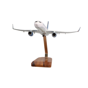 Boeing 757-200 United Airlines Large Mahogany Model