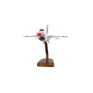 General Dynamics F-16A Thunderbirds Large Mahogany Model