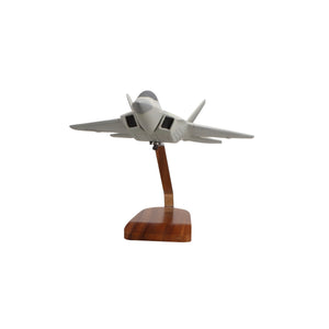 Lockheed Martin F-22 Raptor Large Mahogany Model