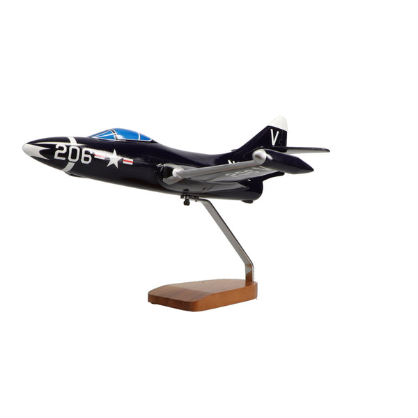 Grumman F9F-5 Panther™ Large Mahogany Model