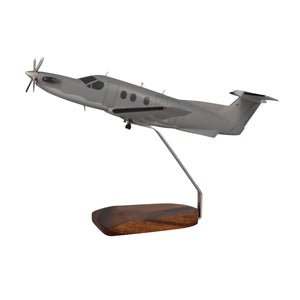 Pilatus PC-12 U-28A Military Large Mahogany Model
