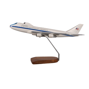Boeing E-4 Advanced Airborne Command Post Large Mahogany Model