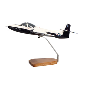 Cessna T-37B Tweetie Bird (Blue/White) Large Mahogany Model