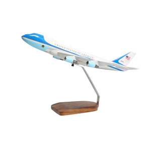 Boeing VC-25 (Air Force One) Large Mahogany Model