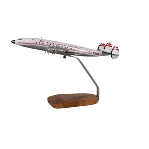 Lockheed L-1649 Starliner TWA (Trans World Airlines) Large Mahogany Model