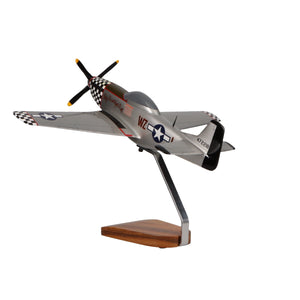 North American P-51D Mustang "Big Beautiful Doll" Large Mahogany Model