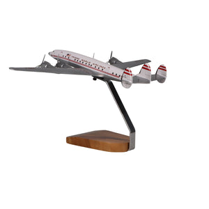 Lockheed L-1649 Starliner TWA (Trans World Airlines) Large Mahogany Model