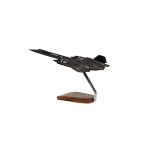 Lockheed SR-71 Blackbird Large Mahogany Model