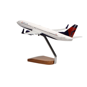 Boeing 737-900ER Delta Air Lines Large Mahogany Model