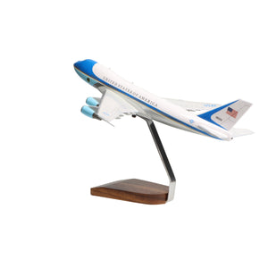 Boeing VC-25 (Air Force One) Large Mahogany Model