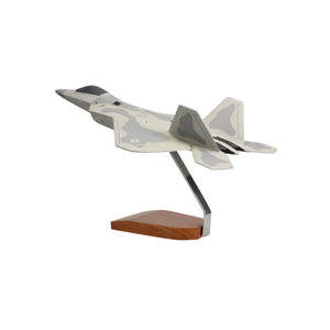 Lockheed Martin F-22 Raptor Large Mahogany Model