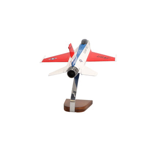 F-16 Viper Demo Team Large Mahogany Model