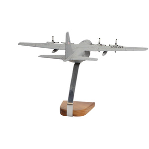 Lockheed C-130H Hercules (Grey) Large Mahogany Model