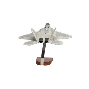 Lockheed Martin F-22 Raptor Large Mahogany Model