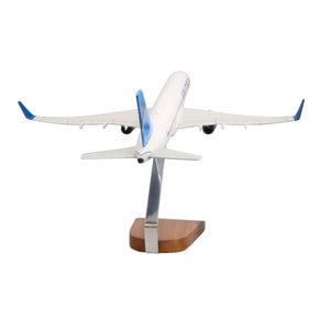 Boeing 757-200 United Airlines Large Mahogany Model