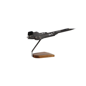 Lockheed SR-71 Blackbird Large Mahogany Model