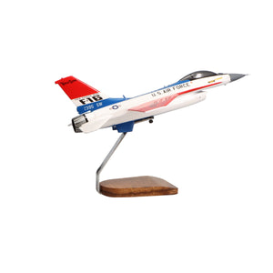 F-16 Viper Demo Team Large Mahogany Model
