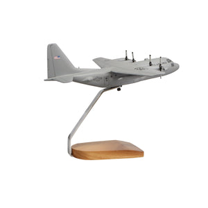 Lockheed C-130H Hercules (Grey) Large Mahogany Model