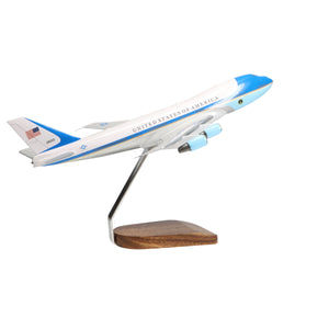 Boeing VC-25 (Air Force One) Large Mahogany Model