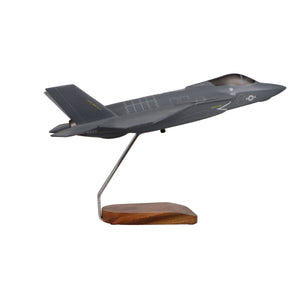 Lockheed Martin F-35 Large Mahogany Model