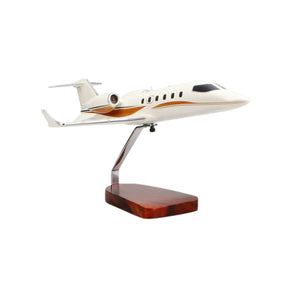 Learjet 31 Large Mahogany Model