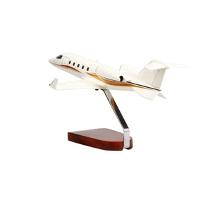 Learjet 31 Large Mahogany Model