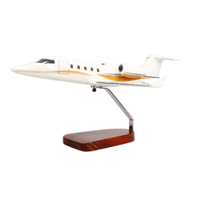 Learjet 31 Large Mahogany Model
