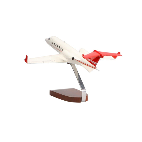 Learjet 40 Large Mahogany Model